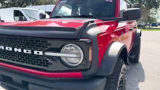 2022 Ford Bronco Wildtrak 4X4 SUV Red [upl. by Tristis]