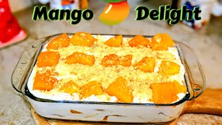 Mango🥭 Delight Recipe  Summer Special Dessert Recipe  How To Make Mango Delight 🥭 Easy Recipe [upl. by Arrim]