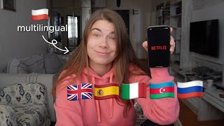 Polish girl speaking 6 languages [upl. by Yorztif]