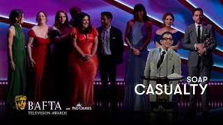 Casualty wins the BAFTA for Soap  BAFTA TV Awards [upl. by Ainosal]