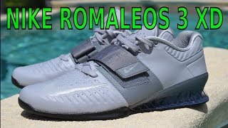 Nike Romaleos 3 XD Weightlifting Shoe Review [upl. by Kaltman883]