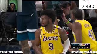 Minnesota Timberwolves vs Los Angeles Lakers  Full Game Highlights Reaction [upl. by Aienahs]