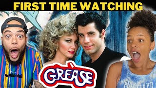 GREASE1978  FIRST TIME WATCHING  MOVIE REACTION HE LOVES IT [upl. by Zawde]