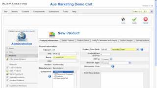 How to Add a Product to the VIrtue Mart Shopping Cart System for Joomla [upl. by Doolittle844]