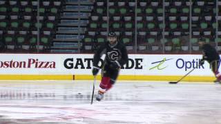 Gotta See It Giordano practices before Game 6 [upl. by Oedama]