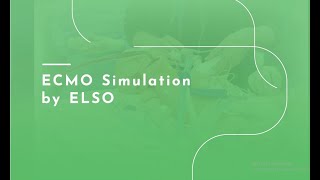 ECMO Simulation by ELSO [upl. by Annalee]