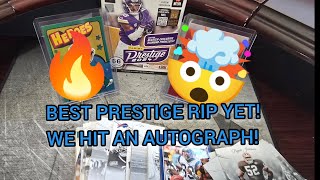 2024 PRESTIGE BLASTER RIP REVIEW footballcards panini sportscards cardopening nfl football [upl. by Wilhelmine]