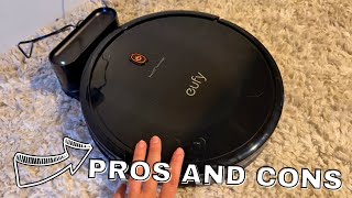 eufy Robot Vacuum Pro Cons and Timelapse of how it cleans ad [upl. by Emogene157]