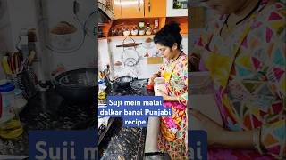 foryou recipe punjabi suji caramel trending food shorts [upl. by Novyar131]