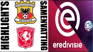 FC Twente 32 Go Ahead Eagles Samenvatting  eredivisie 2024 [upl. by Etteniuqna640]