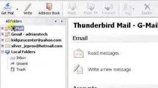 How to set up GmailYahooHotmail in Thunderbid [upl. by Rosaline72]