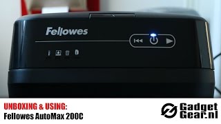 Unboxing amp Using Fellowes AutoMax 200C [upl. by Aisemaj892]