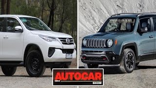 Autocar  Episode 21  Full Review of Toyota Fortuner amp Jeep Renegade [upl. by Cindy]