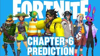 Fortnite Chapter 6  Prediction  Battle Pass Map Features amp Loot Pool [upl. by Novello]