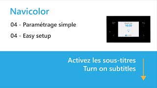 Navicolor  Paramétrage simple [upl. by Hartzell]