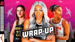 Can Caitlin Clark Fever make the Playoffs  more WNBA action  🏀  The WrapUp [upl. by Ayot]