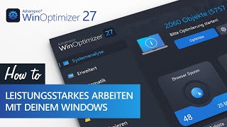 Ashampoo WinOptimizer 27  Leistungsstarkes Arbeiten mit Windows [upl. by Eada]