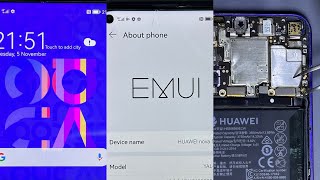 Huawei Nova 5T FRPHardRest Harmony Test Point Cable Password Forgot full Step [upl. by Ahsemal]