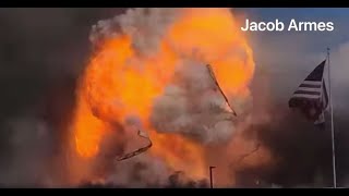 Large explosions coming from industrial plant in Fredericktown Missouri [upl. by Htebsil151]