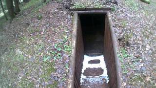 Bunker of Lithuania partisans near Cedasai  Lietuvos partizanų bunkeris Čedasų apylinkėse [upl. by Auoy]