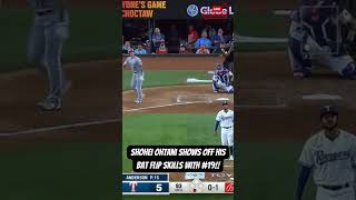 Watch Shohei Ohtanis Epic 19th Home Run Bat Flip shorts mlb baseball sports [upl. by Adnahcal]