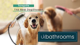 Introducing hansgrohes DogShower  a hand held shower [upl. by Ludly]