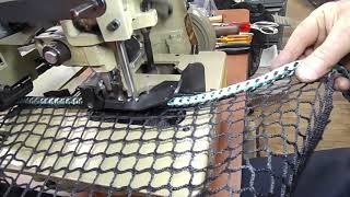 Sewing Lead Rope and Netting for Pacific Netting [upl. by Alburg]