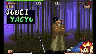 Samurai Shodown IV Jubei playthrough lvl4【60fps】 [upl. by Nathan]