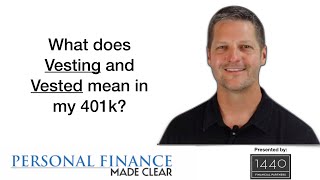 What does Vesting and Vested mean in my 401k [upl. by Marlo751]