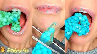 ASMR FROZEN HONEY TREND WITH MILLIONS CANDY SATISFYING CRUNCHY SOUNDS [upl. by Airamanna]