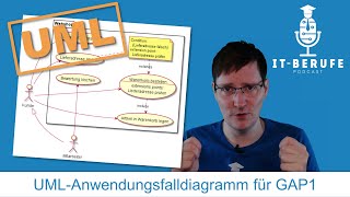 UMLAnwendungsfalldiagramm UseCaseDiagramm für AP1 der ITBerufe [upl. by Kimber511]