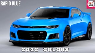 2022 Chevrolet Camaro ZL1 Colors [upl. by Ecinaj885]