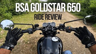 All New BSA Goldstar 650 Ride Review  Largest Single Cylinder Engine  Motorxone [upl. by Lever]