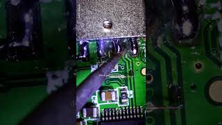 How to repair Pen drive USB Port under Microscope [upl. by Ynnavoj]