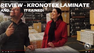 Laminate Floor Review Kronotex Advanced 8mm  Vlog 5 Keeping It Simple [upl. by Gabey765]