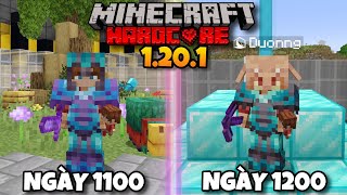 Mình Sinh Tồn 1200 Ngày Trong Minecraft 120 Siêu Khó [upl. by Adnahc515]