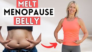 Lose Your Menopause Belly With This 7 Min Low Impact Home Workout [upl. by Kalasky573]