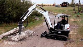 Bobcat Hydraulic Breaker Attachment [upl. by Ainoyek]