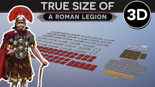 True Size of a Roman Legion 3D DOCUMENTARY [upl. by Dagnah899]