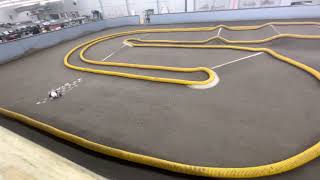 TLR 22 50 DC Burlington hobbies RC track [upl. by Feerahs]