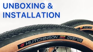 Unboxing amp Installation Hutchinson Overide 650x47 Tyres [upl. by Keeryt]