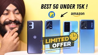 Top 5 Smartphone To Buy Under ₹15000 In Amazon And Flipkart Sale 2023 [upl. by Mikihisa305]