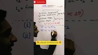 linear expansion formula  thermal expansion heat and thermodynamics JEE NEET learningGyanFreedom [upl. by Haneen]