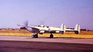 US Air Force Lockheed P38 Lightning Air Plane Late 1950s early 1960s Privately Owned [upl. by Novj943]