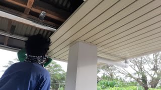 how to installation spandrel ceiling part  1 [upl. by Niamjneb99]