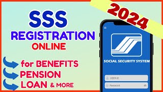 SSS Online Registration How to Register to SSS for Loans Claims Benefits Payment  SSS Mobile App [upl. by Pestana]