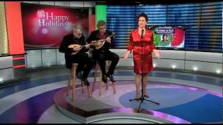 Cristina Fontanelli on CBS Weekend NY The Morning Show John La BarberaBarry Mitterhoff Mandolin [upl. by Ecerahc993]