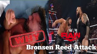 Bronson Reed Attack Seth Rollins  Wwe Raw 2024 😱😱 [upl. by Reywas]