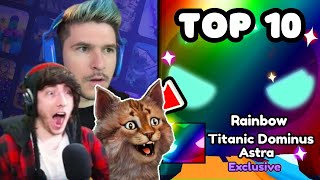 Top YOUTUBERS Hatching ALL🌈 RAINBOW TITANICS  PET SIM X 🤯😲😍 [upl. by Gasparo674]