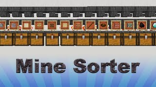 Minecraft Mine Sorter Bank tutorial [upl. by Adali]